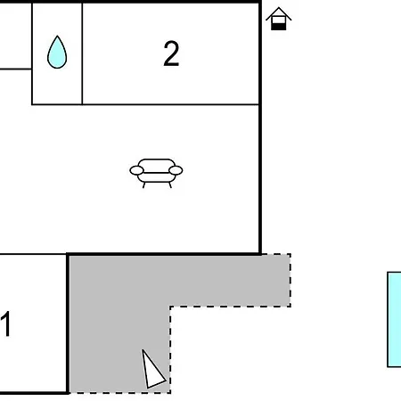 شقة Two-bedroom In فيلي رات